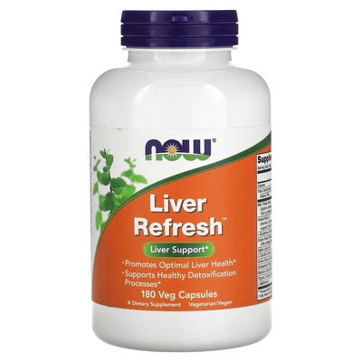 NOW Foods Liver Refresh 180 капсул 23020 фото