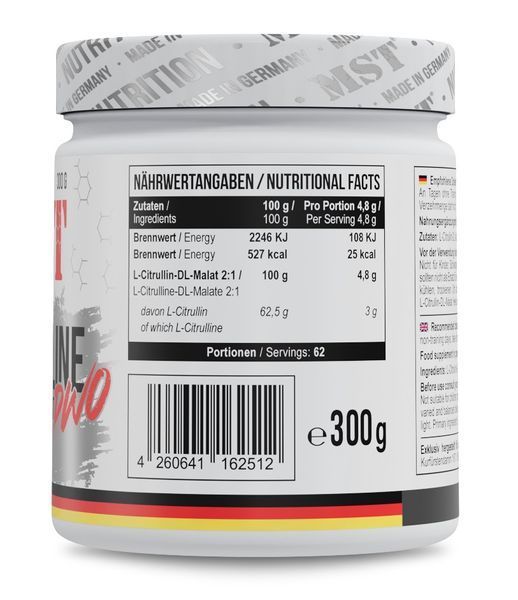 MST Citrulline Unflavored 300g 61133 фото