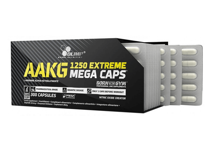 Olimp AAKG 1250 Extreme Mega Caps 300 капсул 53675 фото