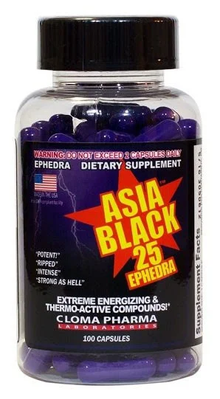 Cloma Pharma Asia Black 100 капсул 60345 фото