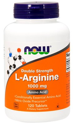 Now Foods L-Arginine 1000 мг 120 таблеток 92158 фото