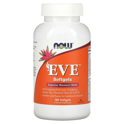 NOW Foods EVE Women's Multi 180 Softgels 15073 фото