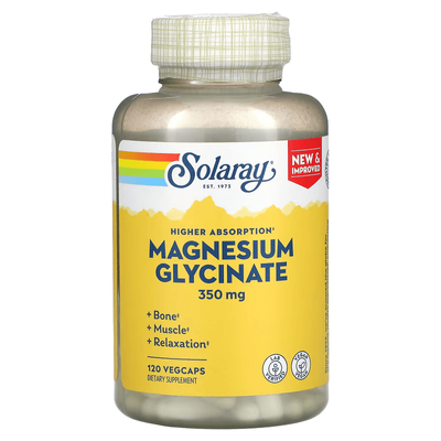 Solaray Magnesium Glycinate 350 mg 120 капсул 54905 фото