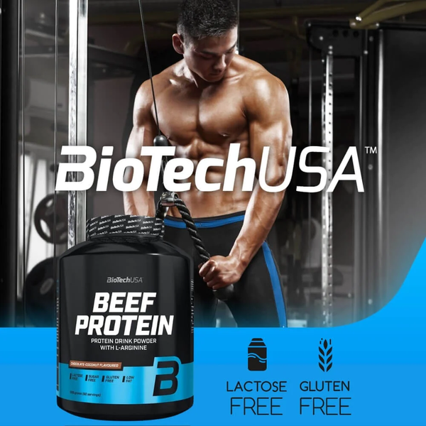 BioTech USA Beef Protein 1816g Chocolate-Coconut 48730 фото