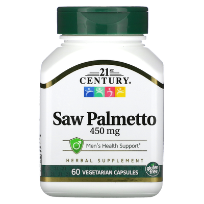 21st Century Saw Palmetto 450 мг 60 капсул 32819 фото