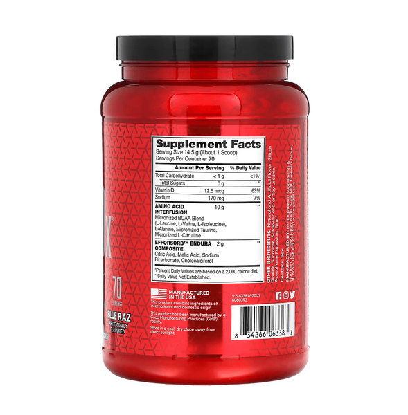 BSN Amino-X 1020g Blue Raz 06338 фото