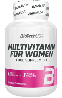 Multivitamin For Women BioTech USA 60 таблеток 27099 фото