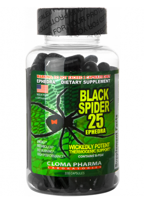 Cloma Pharma Black Spider 100 капсул 39849 фото