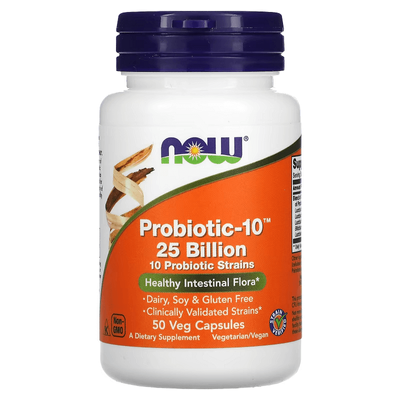 NOW Foods Probiotic-10 25 Billion 50 капсул 14250 фото