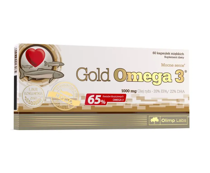 Olimp Gold Omega-3 65% 60 капсул 43275 фото
