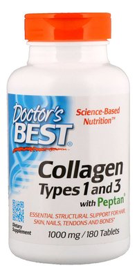 Doctor's Best Collagen Types 1 and 3 180 таблеток 42038 фото