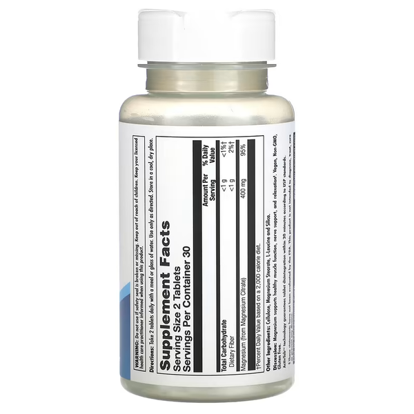 KAL Magnesium Citrate 400 60 таблеток 13455 фото