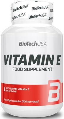 BioTech USA Vitamin E 100 капсул 30921 фото