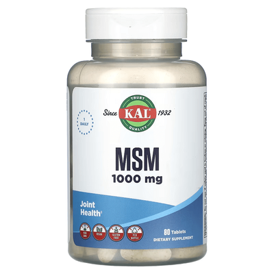 KAL MSM 1000 mg 80 таблеток 64998 фото