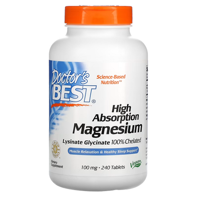 Doctor's Best High Absorption Magnesium 240 таблеток 35280 фото