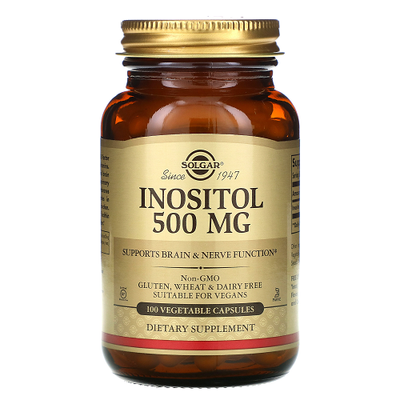Solgar Inositol 500 мг 100 капсул 60235 фото