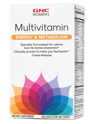 GNC Womens Multivitamin Energy & Metabolism 180 таблеток 71024 фото