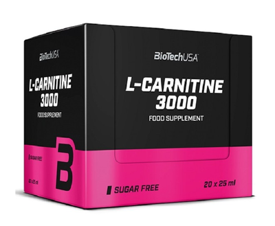 BioTech USA L-Carnitine 3000 Liquid 20x25 мл Orange 30620 фото