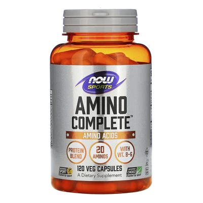 NOW Foods Sports Amino Complete 120 капсул 43782 фото
