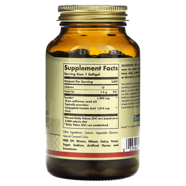 Solgar Tonalin CLA 1300 mg 60 Softgels 02714 фото