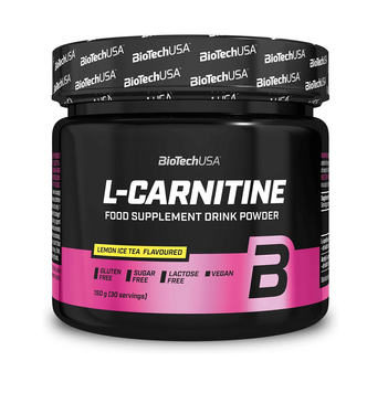 BioTech USA L-Carnitine Drink Powder Lemon Ice Tea 150g 32160 фото