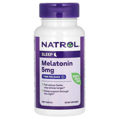 Natrol Melatonin 5 mg 100 таблеток 78015 фото