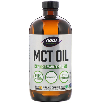 NOW Sports MCT Oil Pure 473 мл 19025 фото