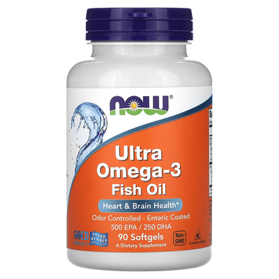 NOW Foods Ultra Omega-3 Fish Oil 90 капсул 01661 фото