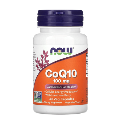 NOW Foods CoQ10 100 mg 30 капсул 03210 фото