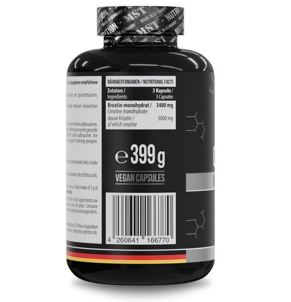 MST Creatine Monohydrate 180 капсул 66763 фото