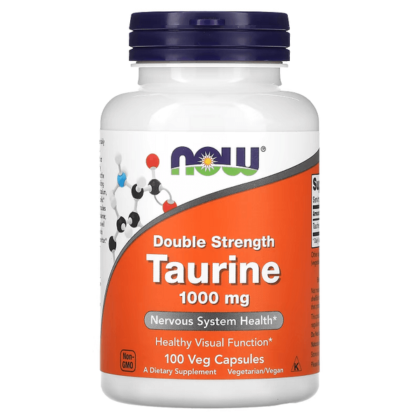 NOW Foods Taurine 1000 mg 100 капсул 00142 фото