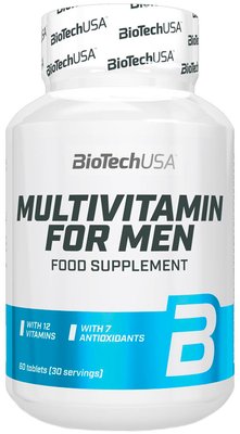 BioTech USA Multivitamin for Men 60 таблеток 30631 фото