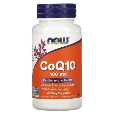 NOW Foods CoQ10 100 mg 90 капсул 03212 фото
