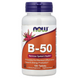 NOW Foods Vitamin B-50 Complex 100 таблеток 00426 фото 1