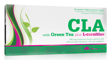 Olimp CLA with Green Tea plus L-carnitine 60 капсул 28043 фото
