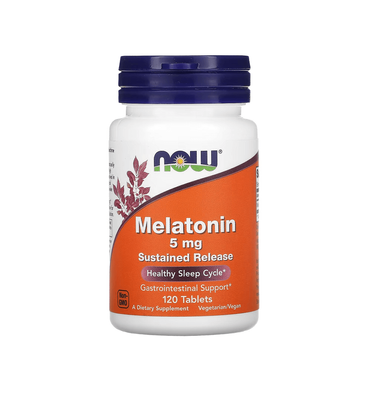 NOW Foods Melatonin 5 мг 120 таблеток 43670 фото