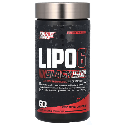 Nutrex Research Lipo-6 Black Ultra Concentrate 60 капсул 47097 фото