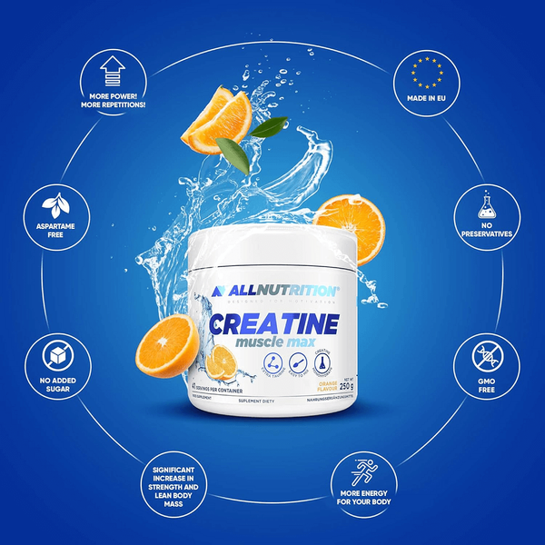 ALLNutrition Creatine Muscle Max 250g Orange 40705 фото