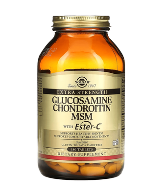 Solgar Glucosamine Chondroitin MSM with Ester-C 180 таблеток 32048 фото