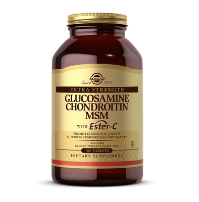 Solgar Glucosamine Chondroitin MSM with Ester-C 180 таблеток 23075 фото