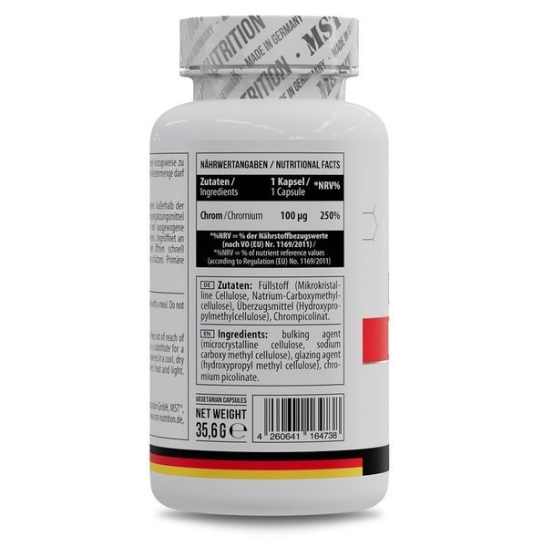 MST Chromium Picolinate 100 капсул 64738 фото