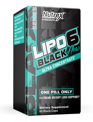 Nutrex Research Lipo-6 Black Hers Ultra Concentrate 60 капсул 37030 фото