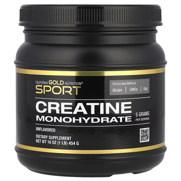 California Gold Nutrition Pure Creatine Monohydrate 454g 01059 фото