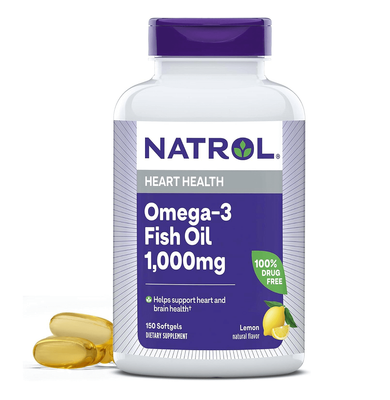 Natrol Omega-3 Fish Oil 1000 mg 150 капсул 85020 фото