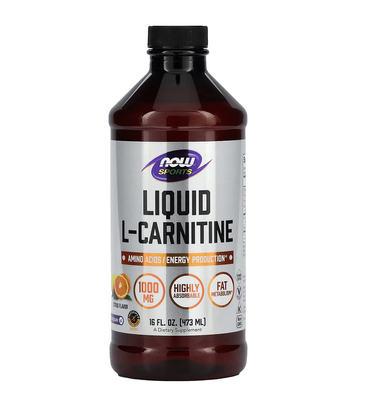 NOW Sports Liquid L-Carnitine 1000 мг 473 мл Citrus 00065 фото