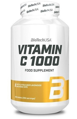 BioTech USA Vitamin C 1000 250 таблеток 30642 фото