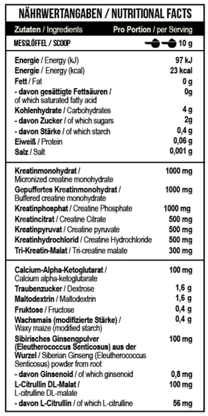 MST Creatine Kick 500g Peach Ice Tea 84720 фото