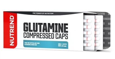 Nutrend Glutamine Compressed Caps 120 капсул 52370 фото