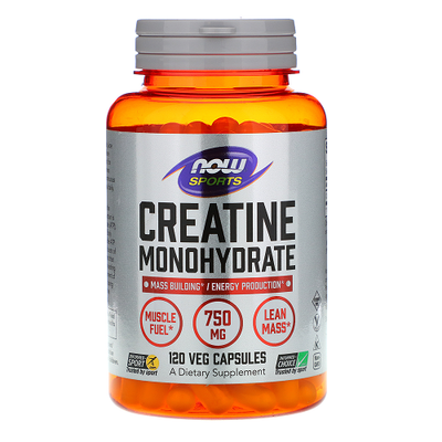 Now Sports Creatine Monohydrate 120 капсул 82647 фото