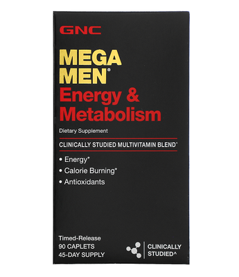 GNC Mega Men Energy & Metabolism 90 таблеток 37289 фото